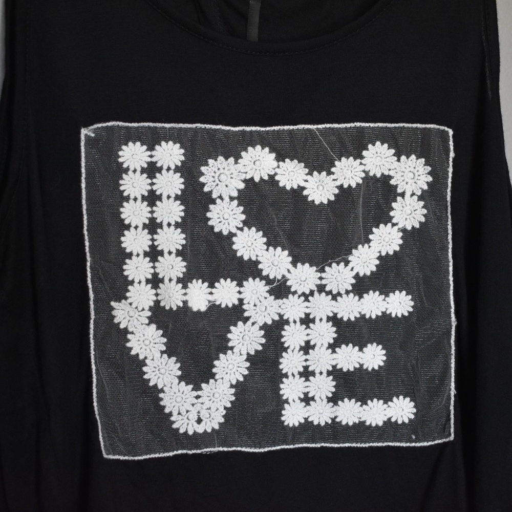 Bear Dance Love Open Back Graphic Tank Small - Picture 3 of 5